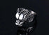 Bague Loup Solitaire (Acier)